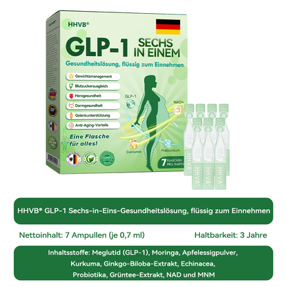 𝐇𝗛𝑉𝖡® 👩‍⚕️𝐆𝗟𝑷-1 𝐒𝐄𝐂𝐇𝐒 𝐈𝐍 𝐄𝐈𝐍𝐄𝐌 𝐆𝐞𝐬𝐮𝐧𝐝𝐡𝐞𝐢𝐭𝐬𝐥ö𝐬𝐮𝐧𝐠👩‍⚕️ 𝐟𝐥ü𝐬𝐬𝐢𝐠 𝐳𝐮𝐦 𝐄𝐢𝐧𝐧𝐞𝐡𝐦𝐞𝐧 (Nur eine Dosis pro Tag, sichtbare Veränderungen in 7 Tagen) ✅ Für Fettleibigkeit, kardiovaskuläre Gesundheit, Diabetes, Schlafapnoe, Gelenkprobleme und mehr.